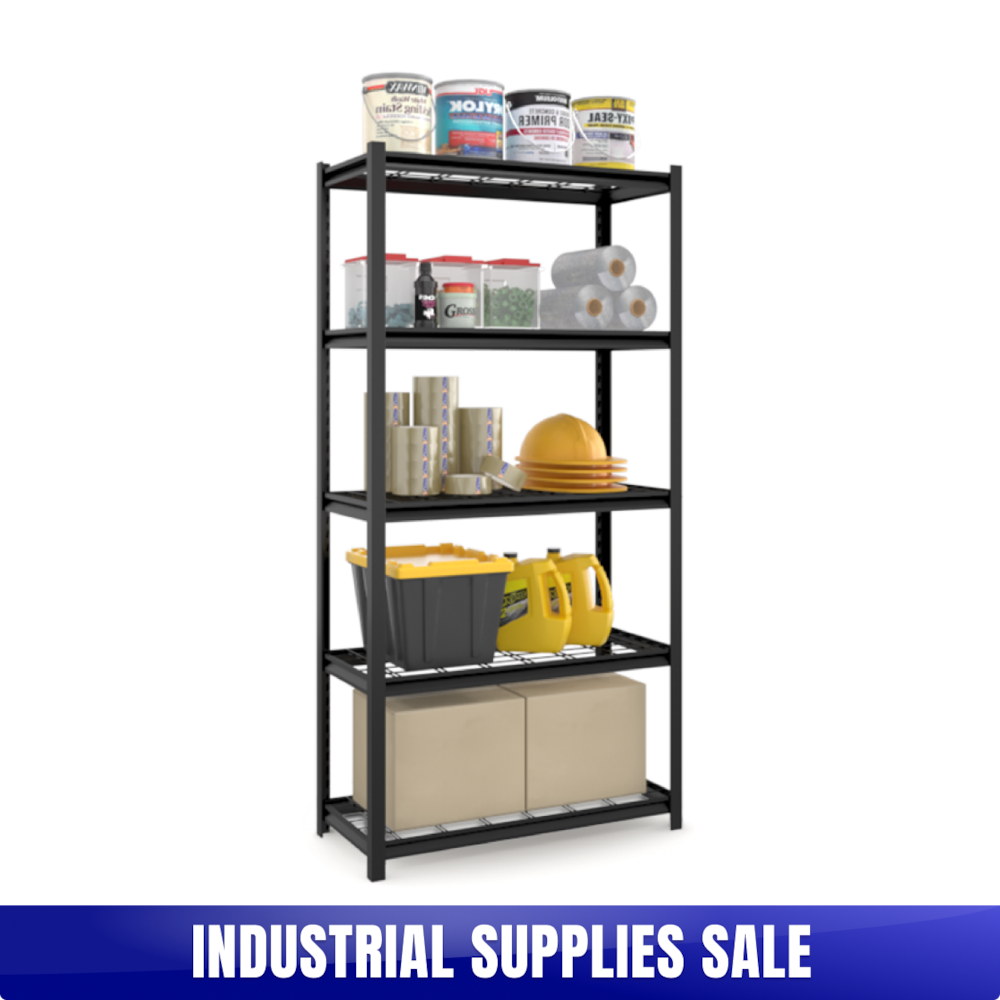 Light Duty 5-Tier Wire Storage Shelving - 36 x 16 x 72"_4Dock
